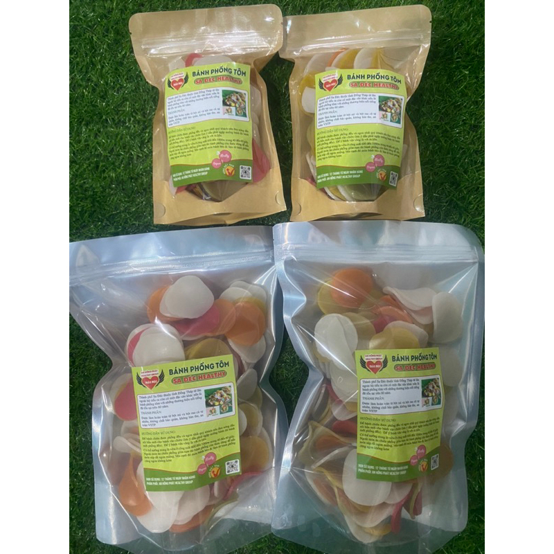 Bánh phồng tôm rau củ healthy Sa Đéc 500gam