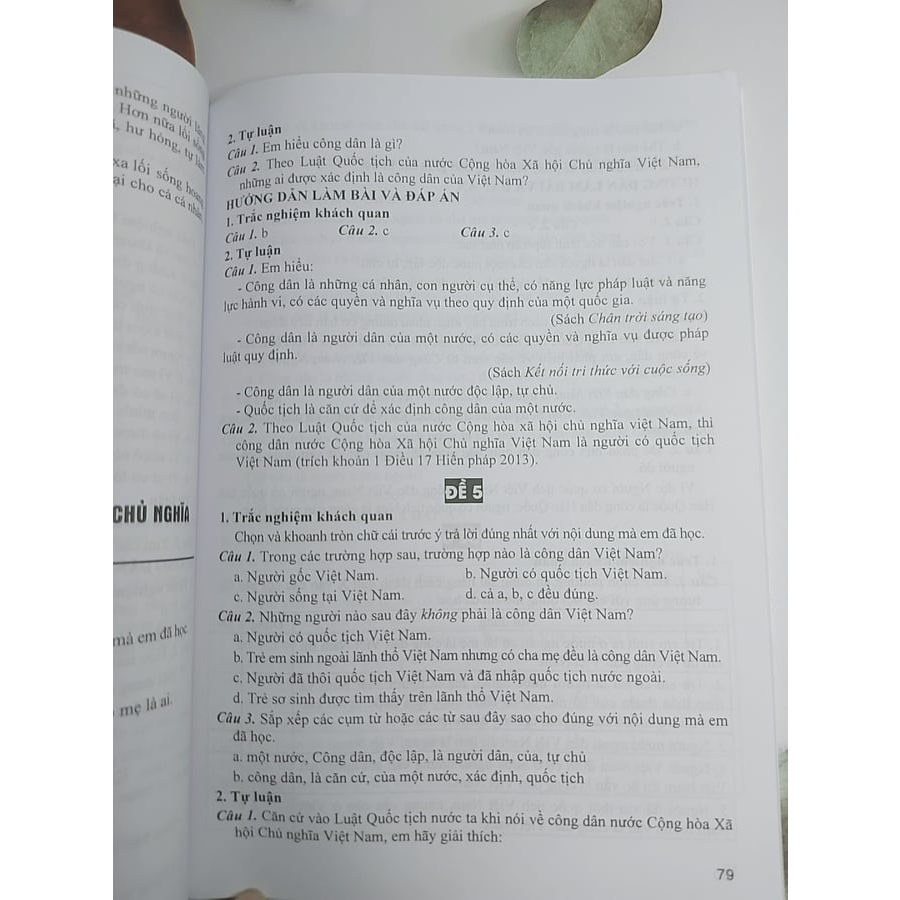 Sách - Đề kiểm tra đánh giá Giáo dục công dân 6