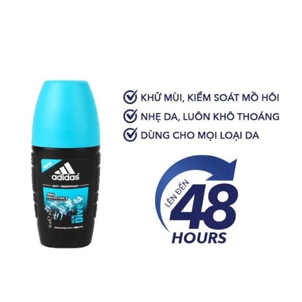 Lăn Khử Mùi Nữ Adidas Anti-Perspirant - 40ml
