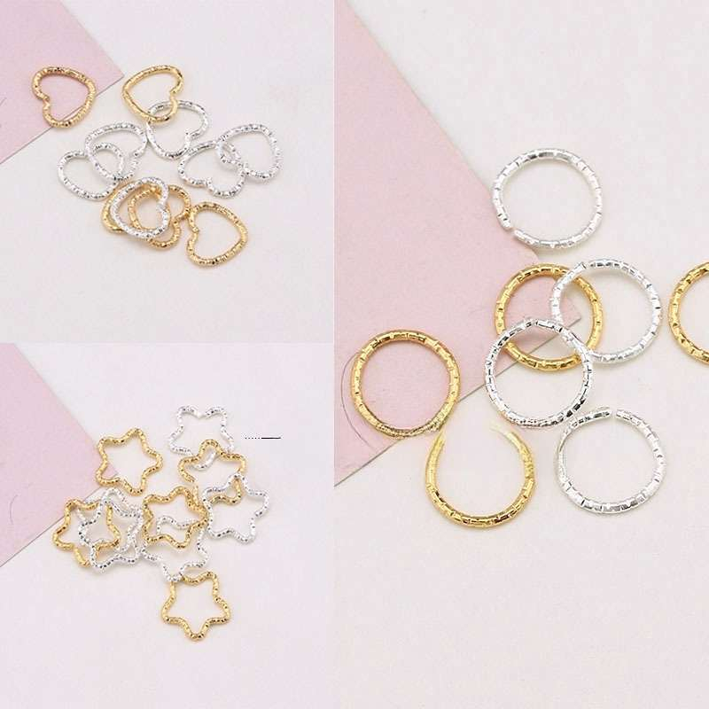 (10 cái)Phiến đúc kim loại mini nhiều mẫu, Nguyên liệu làm trang sức cổ trang, Nguyên liệu diy