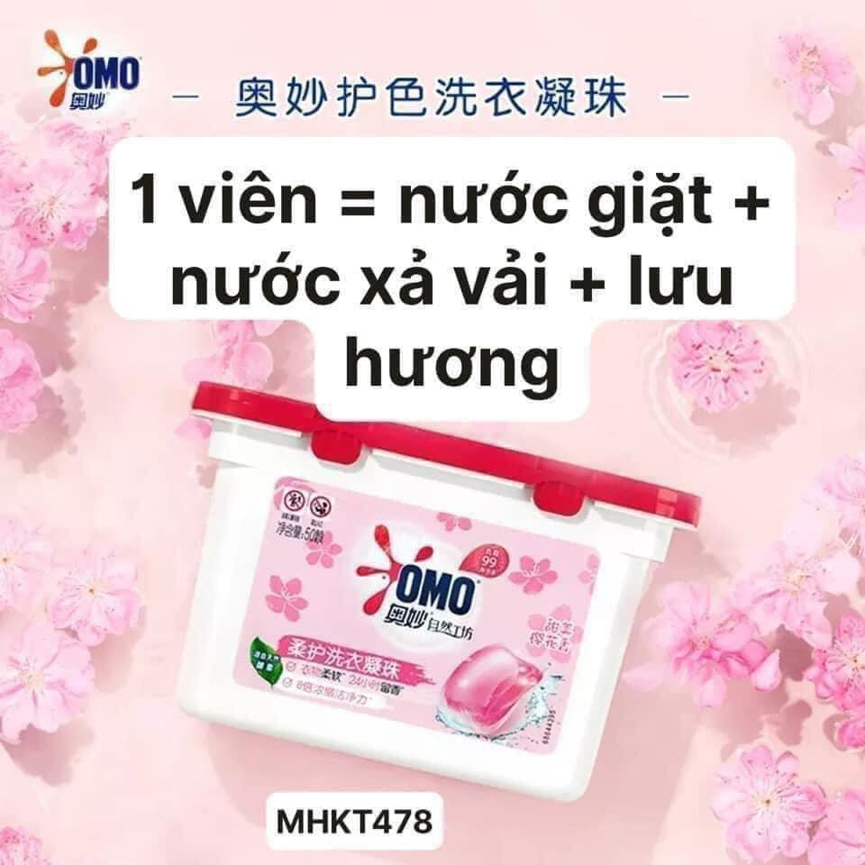 HỘP VIÊN GIẶT OMO HƯƠNG NƯỚC HOA