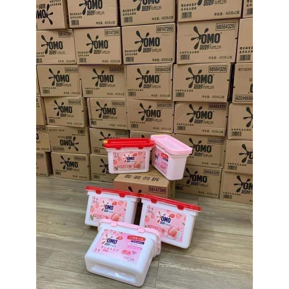 HỘP VIÊN GIẶT OMO HƯƠNG NƯỚC HOA