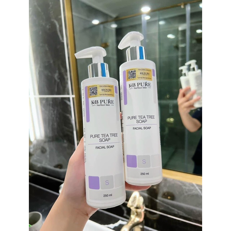 SỮA RỬA MẶT TRÀM TRÀ KB PURE TEA TREE SOAP