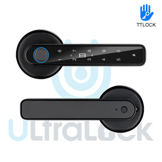  UL-T196 Khóa vân tay 6 chức năng dành cho phòng ngủ thay thế khóa tay nắm tròn dễ dàng lắp đặt 