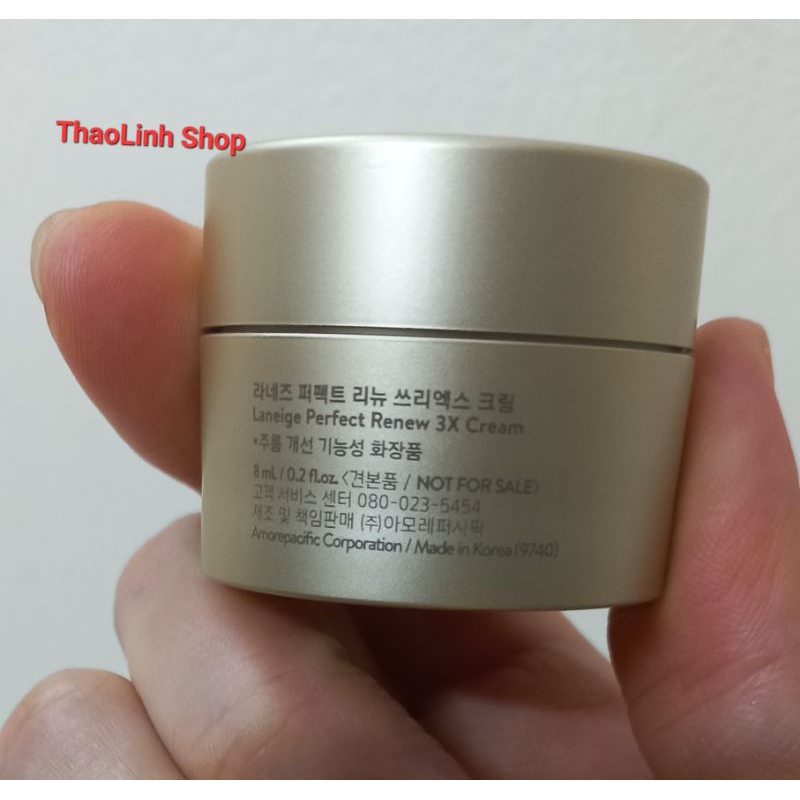 Kem dưỡng chống lão hóa Laneige Perfect Renew 3X Cream 8ml