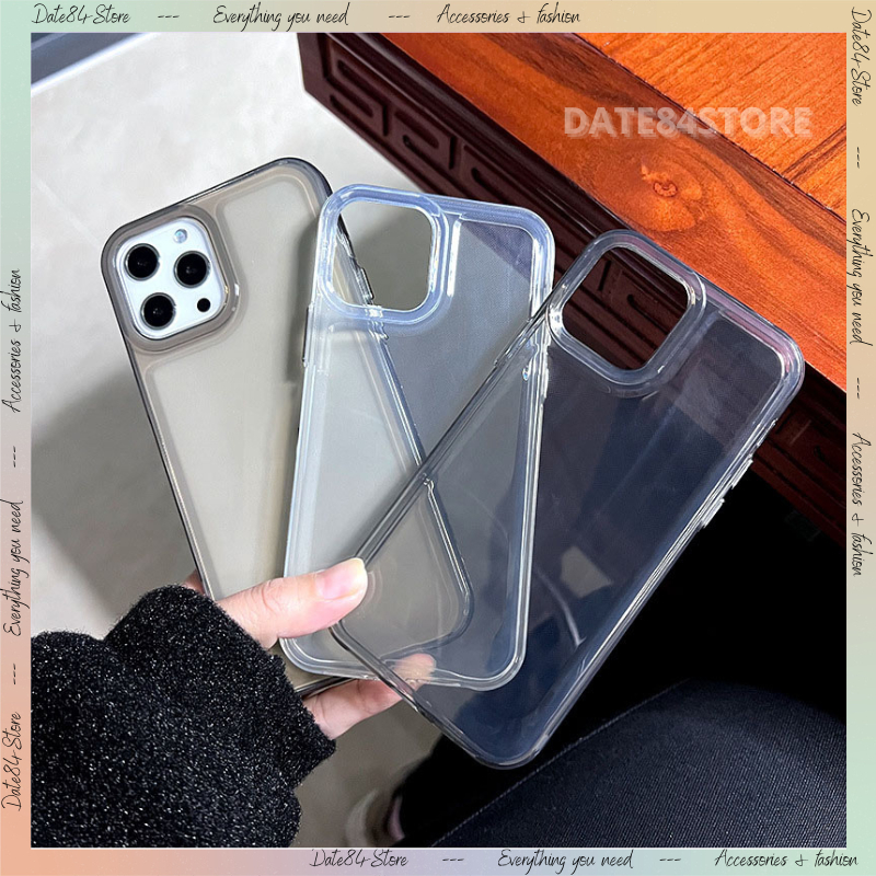 Ốp Lưng Iphone Silicon Các Dòng 6/7/8/Plus/11/12/13/Pro/Max Trong Suốt Bảo Vệ 4 Gốc