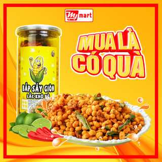 Bắp lắc khô bò lá chanh, ngô bò hũ 300gr đồ ăn vặt Mymart
