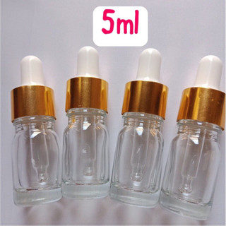 COMBO 10 lọ Lọ triết 5ml trắng nắp bóp ( lọ siêu dày)