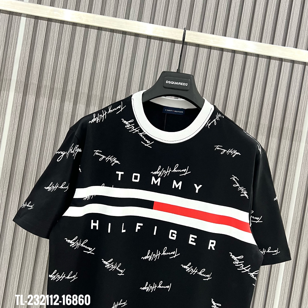 Áo Phông Nam Tomy Chữ Ký Full Áo  Hot Tren 2023 Chất Liệu Cotton Mịn Thấm Hút Mồ Hôi