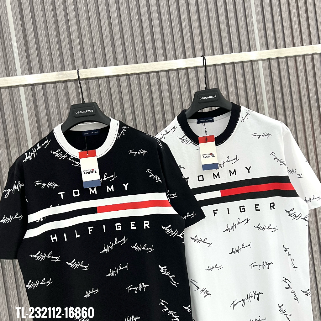 Áo Phông Nam Tomy Chữ Ký Full Áo  Hot Tren 2023 Chất Liệu Cotton Mịn Thấm Hút Mồ Hôi