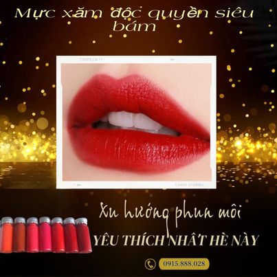 Mực phun xăm hữu cơ bám nhanh bong đậm
