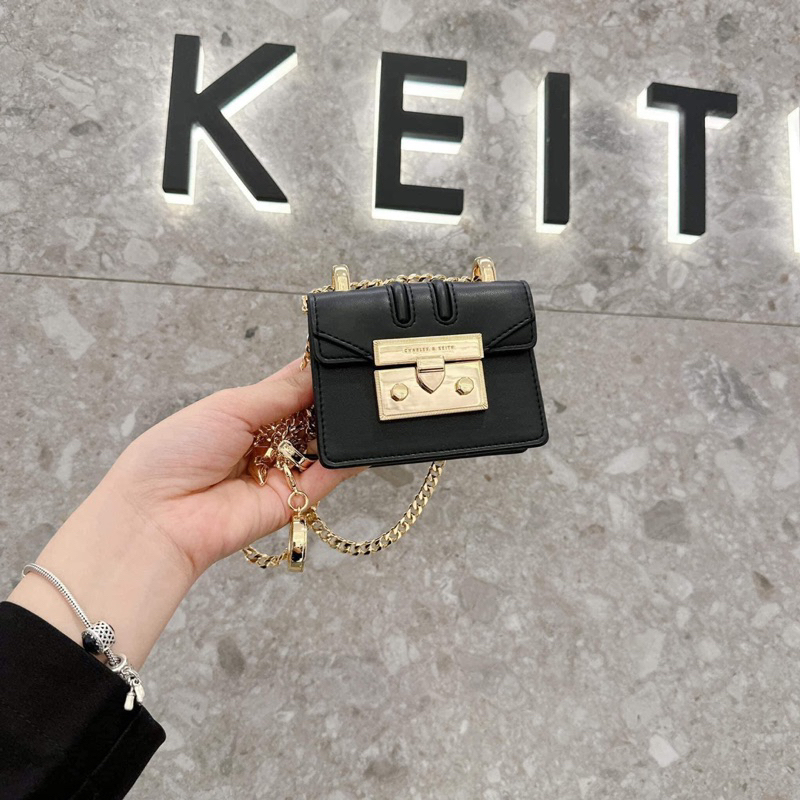 (Auth - bill) túi mini Cnk kèm charm