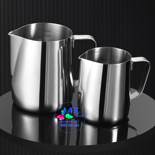 CA ĐÁNH SỮA BẰNG INOX (CHIA VẠCH)
