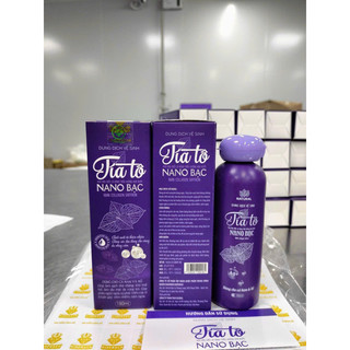 Dung dịch vệ sinh phụ nữ tía tô nano bạc 150ml
