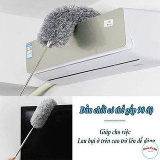 Chổi quét bụi trần nhà- chổi quét bụi điều chỉnh được độ dài cán chổi