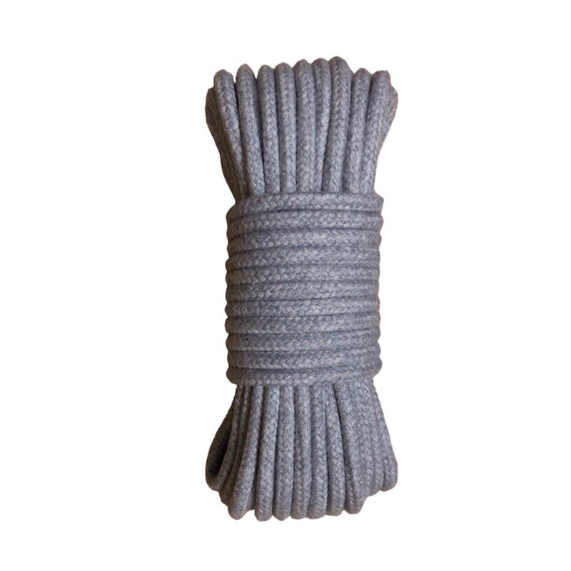 10 mét - Dây Cotton tròn 5mm có lõi chắc chắn dùng ko đàn hồi êm tay dùng làm macrame, trang trí, căng lều
