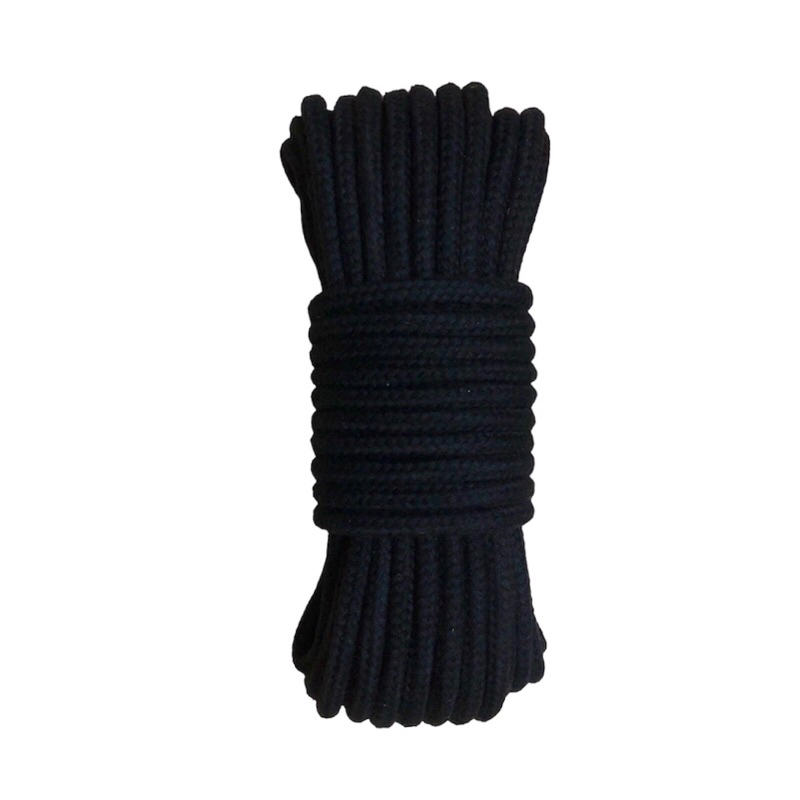 10 mét - Dây Cotton tròn 5mm có lõi chắc chắn dùng ko đàn hồi êm tay dùng làm macrame, trang trí, căng lều