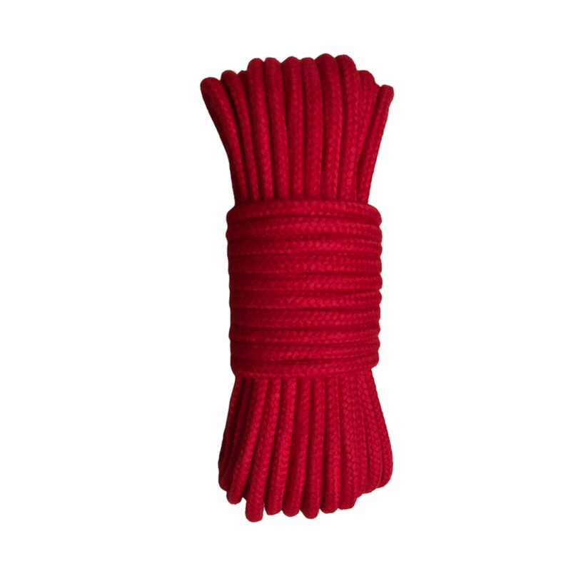 10 mét - Dây Cotton tròn 5mm có lõi chắc chắn dùng ko đàn hồi êm tay dùng làm macrame, trang trí, căng lều