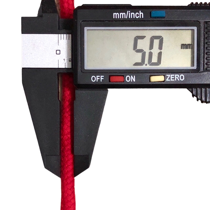 10 mét - Dây Cotton tròn 5mm có lõi chắc chắn dùng ko đàn hồi êm tay dùng làm macrame, trang trí, căng lều