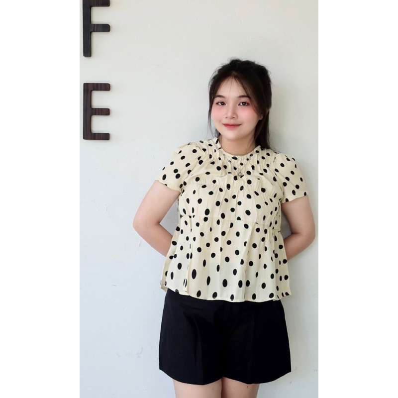 Áo somi chấm bi - hoa thô chun ngực Bigsize 50-90kg