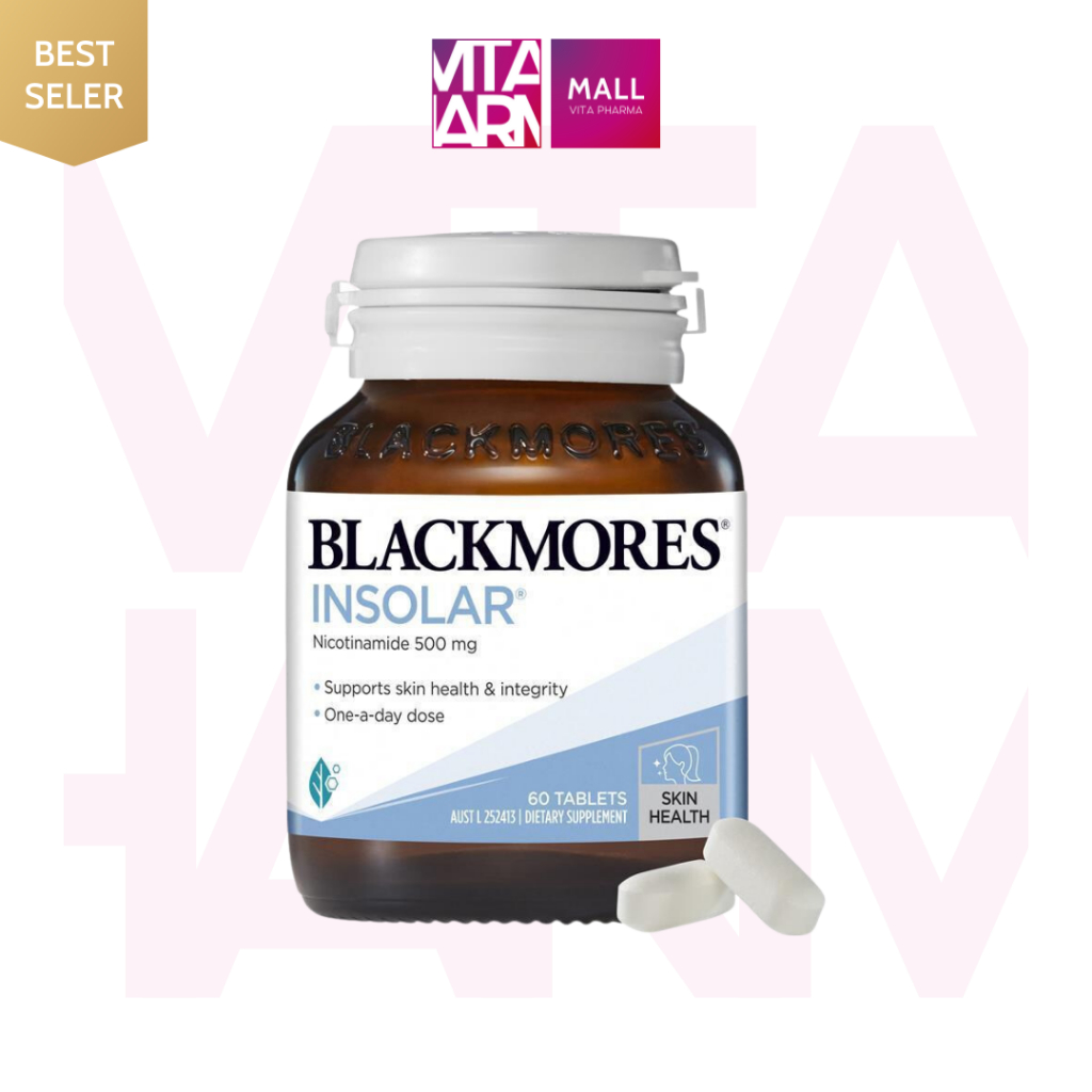 Viên uống đẹp da Insolar Blackmores 60 Viên Úc - Bổ sung vitamin B3