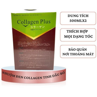 Thuốc nhuộm đen bơ phủ bạc hiệu quả 500mlx2 đen tóc tự nhiên