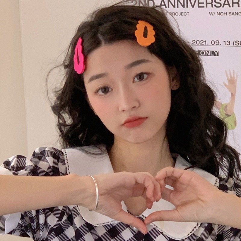 Kẹp Tóc Hình Đám Mây Hoạt Hình Màu Kẹo Ngọt Phong Cách Hàn Quốc