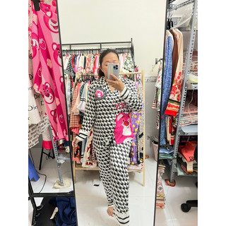 Đồ bộ pijama lụa xước TK 2CE tay dài