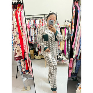 Đồ bộ pijama lụa xước TK 2CE tay dài
