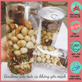 Granola Ăn Kiêng siêu hạt không Yến Mạch, nhiều mắc ca, không đường. Hộp 500g