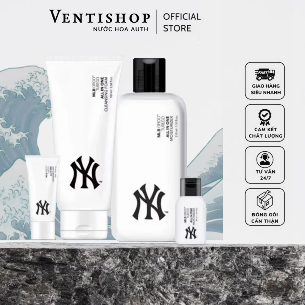 | ?????????.?? | Set Dưỡng Ẩm Sáng Da Mlb Groo Turego All In One Grooming ( Nội Địa Hàn )