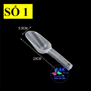Muỗng múc đá nhựa nhỏ 23cm