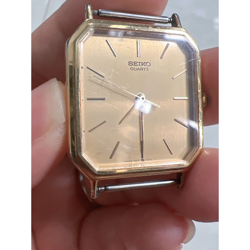 Mặt đồng hồ tank nam hiệu seiko-orient quartz