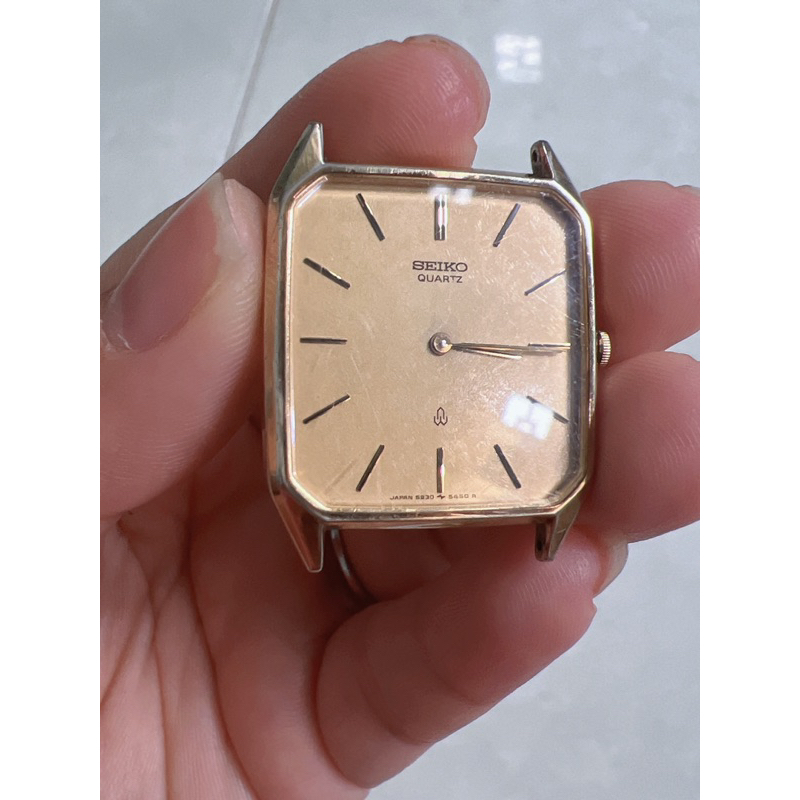 Mặt đồng hồ tank nam hiệu seiko-orient quartz