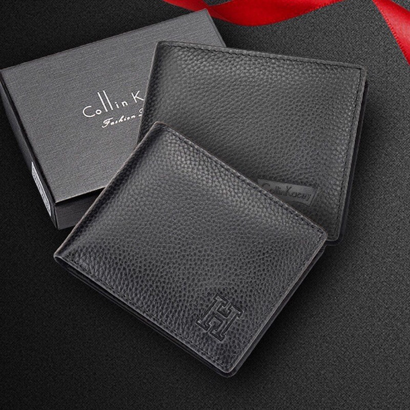 Bóp ví nam cao cấp Collin Kacey, ví da nam có ngăn kéo, full hộp