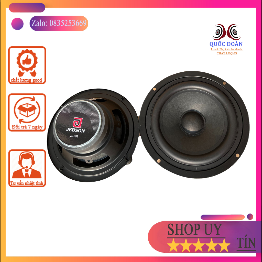 Bass loa jebson 12cm  chuyên loa độ chế bass mạnh hàng chất