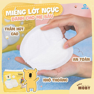 Miếng Lót Thấm Sữa Moby (60 miếng) - VINAQUICK