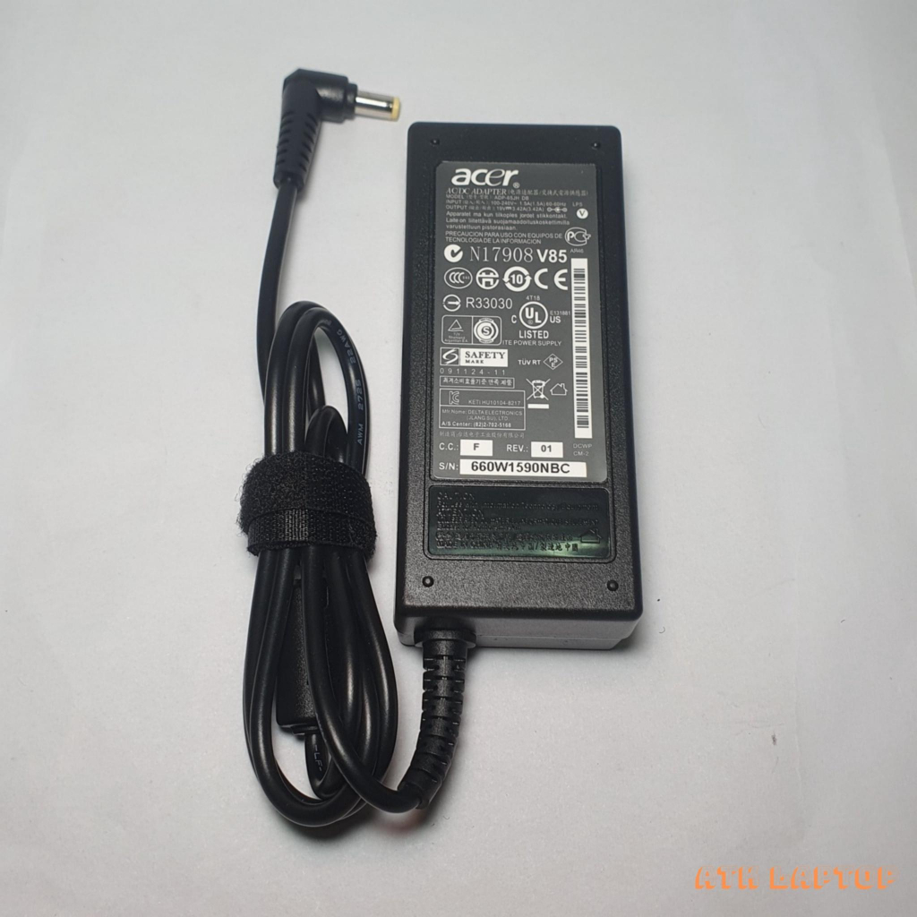 Sạc Laptop Acer 19V-3.42A-65W Zin chính hãng chân to, adapter laptop acer bảo hành 12 tháng - Hà Nội Computer