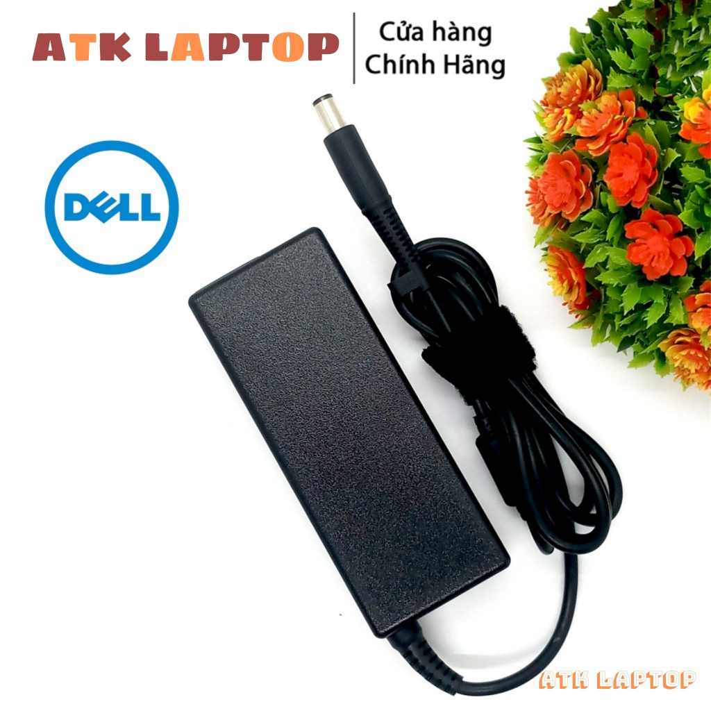 Sạc Laptop Dell chân kim to/chân kim nhỏ loại tốt  19.5v-4.62a-90w/ 19.5v-3.34a-65w adapter dell - ATK LAPTOP