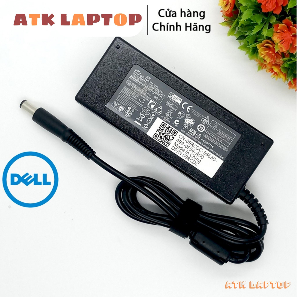 Sạc Laptop Dell chân kim to/chân kim nhỏ loại tốt  19.5v-4.62a-90w/ 19.5v-3.34a-65w adapter dell - ATK LAPTOP