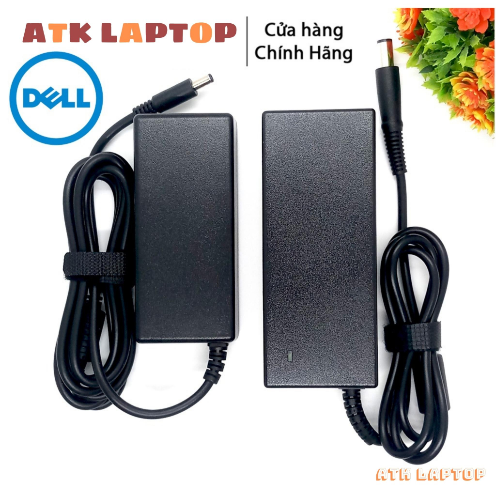 Sạc Laptop Dell chân kim to/chân kim nhỏ loại tốt  19.5v-4.62a-90w/ 19.5v-3.34a-65w adapter dell - ATK LAPTOP