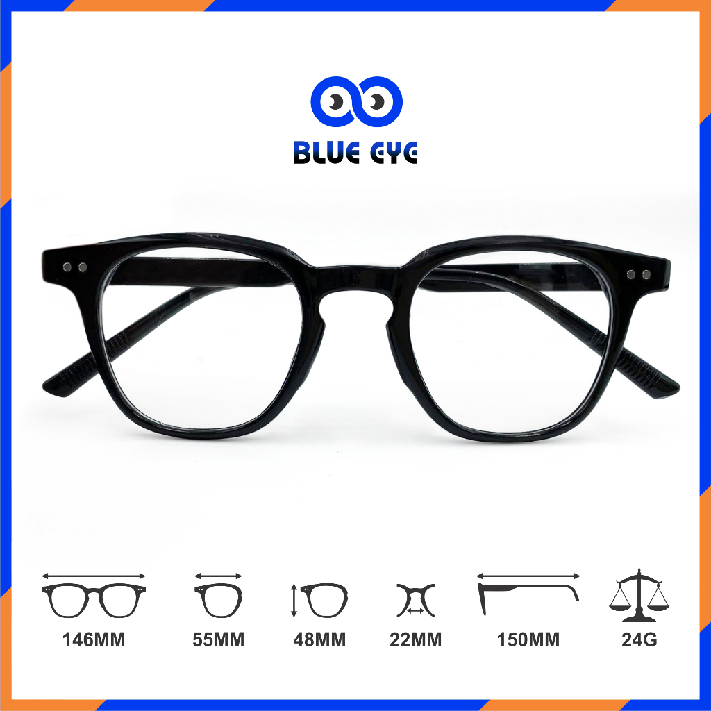 Kính mắt thời trang nam nữ dáng vuông