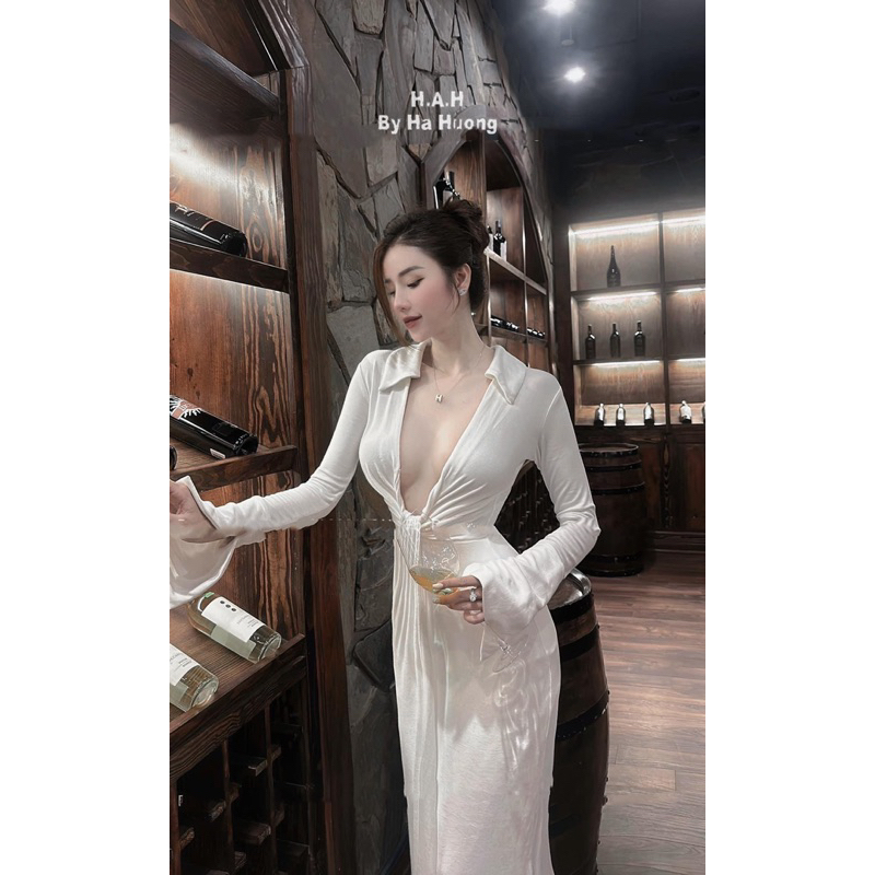 Váy body nhúng siêu hot lun rồi ce ơi, hàng 2 lớp có lót ce khỏi lo lộ nha xịn đẹp lắm lun Size SM