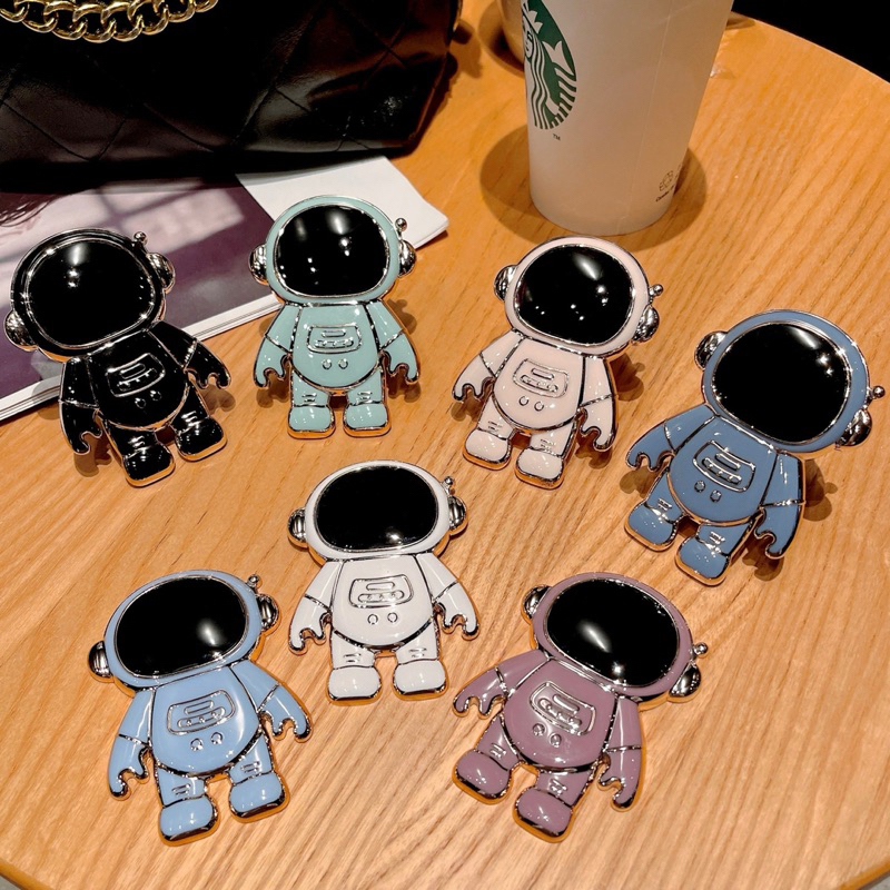 Pop giá đỡ điện thoại phi hành gia loại bóng dùng dán vào ốp lưng trang trí - TENCASESHOP