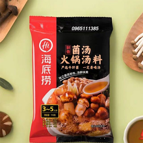 Lẩu Nấm Haidilao. 110g - Thanh vị