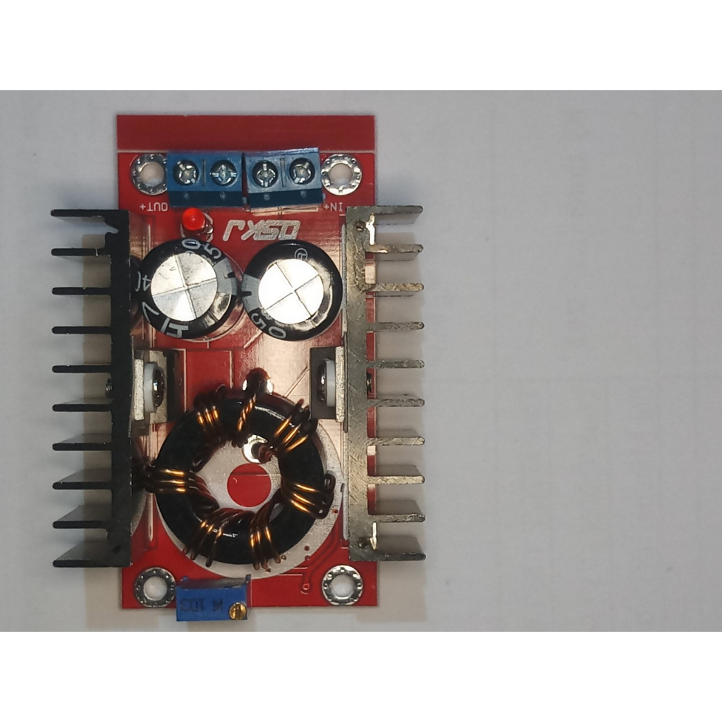 Mạch Tăng Áp DC 150W điện áp 10 - 32V đến 12V-35V, dòng điện ngõ ra max 10A