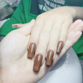 Nailbox màu gel thạch nâu