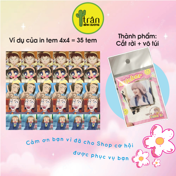 In tem niêm phong, sticker theo yêu cầu - cán bóng - tranbd