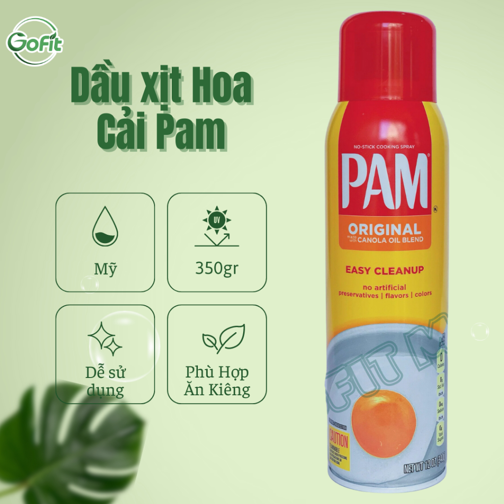 Dầu dạng xịt Gofit Mart không Calo Eatclean, Ăn kiêng, Gym, Healthy