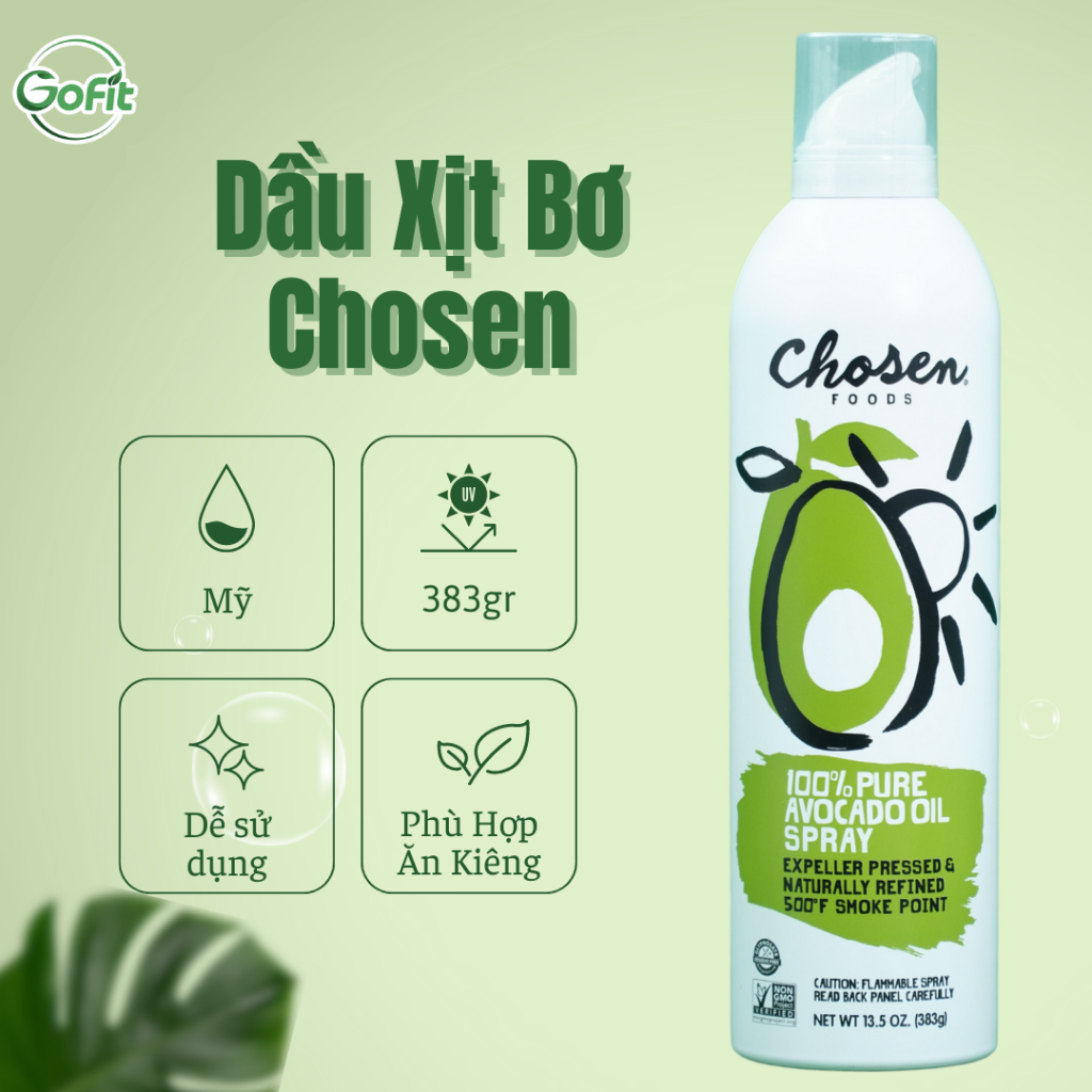 Dầu dạng xịt Gofit Mart không Calo Eatclean, Ăn kiêng, Gym, Healthy